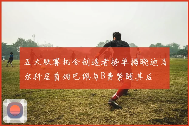 五大联赛机会创造者榜单揭晓迪马尔科居首姆巴佩与B费紧随其后